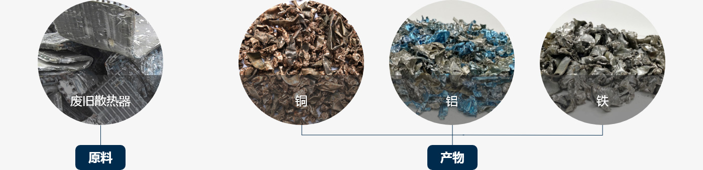 空調(diào)散熱器銅鋁分離機