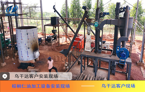 烏干達棕櫚油和棕櫚仁油加工項目順利安裝