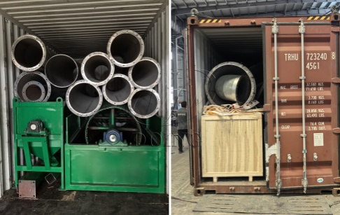 尼日利亞1噸/時木薯粉生產(chǎn)線從金瑞工廠順利發(fā)貨
