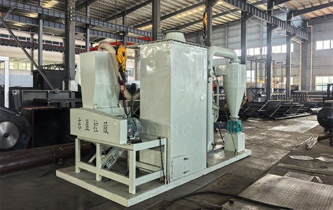 按時裝車！印度客戶從東盈訂購的400型電纜線回收設(shè)備發(fā)貨了！