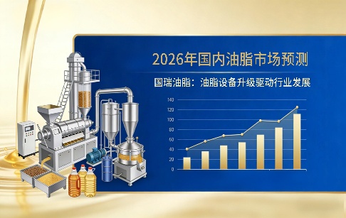 2026年國內(nèi)油脂市場預(yù)測，國瑞油脂設(shè)備助力企業(yè)產(chǎn)能升級